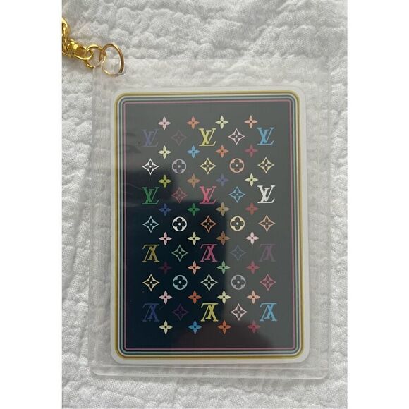 Authentic Louis Vuitton Murakami Ace of Spade Playing Card Keychain or Accessory - Picture 1 of 6